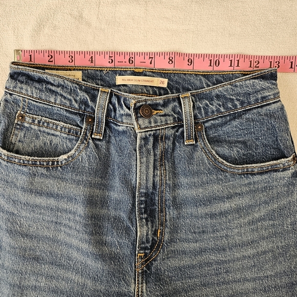 Levi's Premium Women's Jeans 70s High Slim Straight Size 26 - Picture 4 of 9